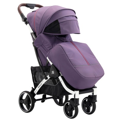 Коляска прогулочная Babalo (Baballo) Future 2024 фиолетовый белая рама